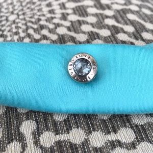 Pandora Charm - "love is forever" with stone